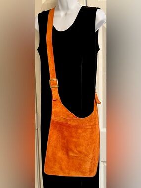 Suede Hobo Crossbody Bag Leather Pasion Argentina Terracotta Brown Slouchy Tote